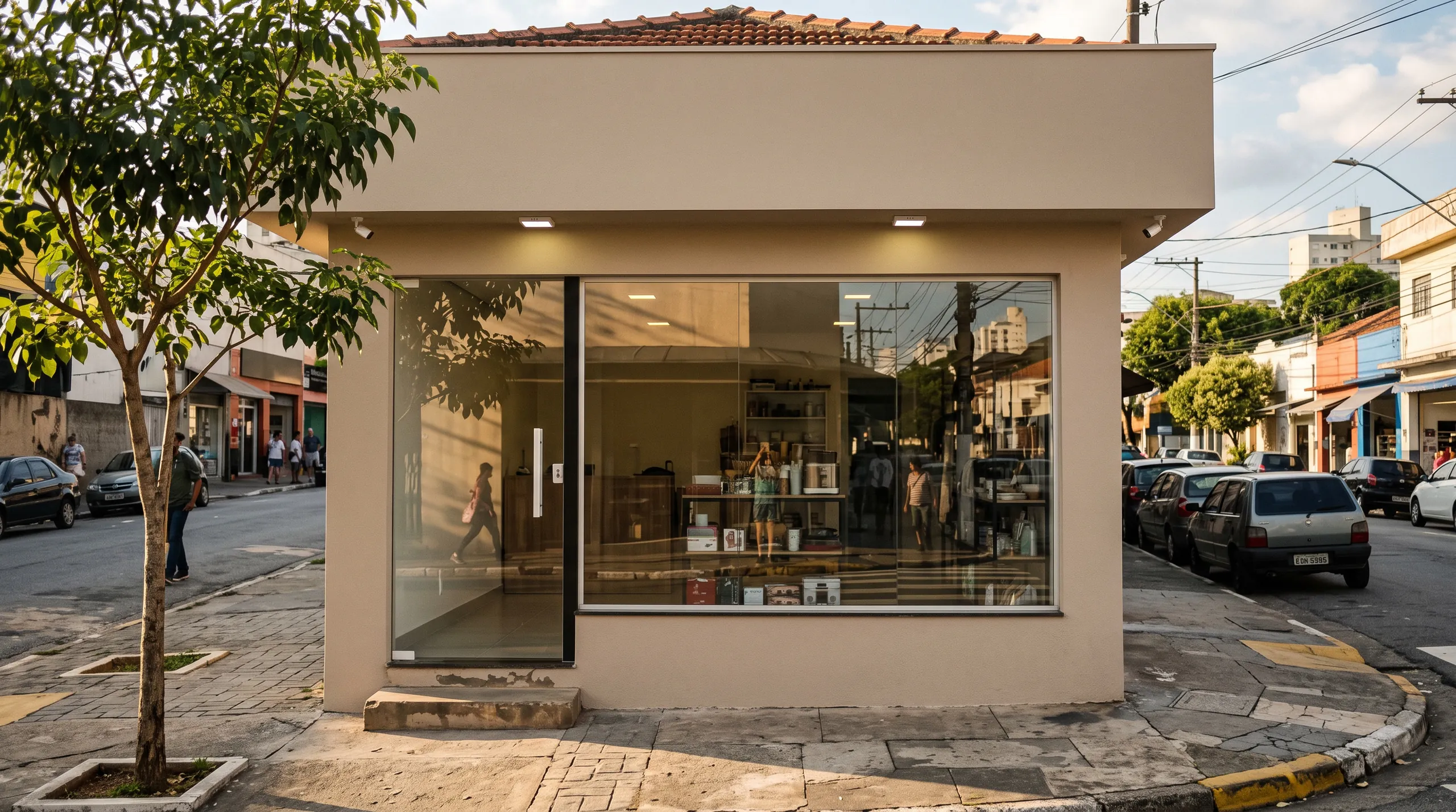 Fachada e vitrine